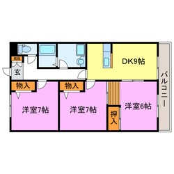 コテージ千秀石部の物件間取画像